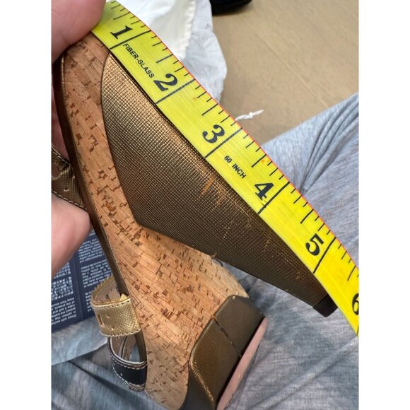 Prada  "Metal Bronzo" sandals, size EU 37.5, US size 7 - Picture 13 of 14